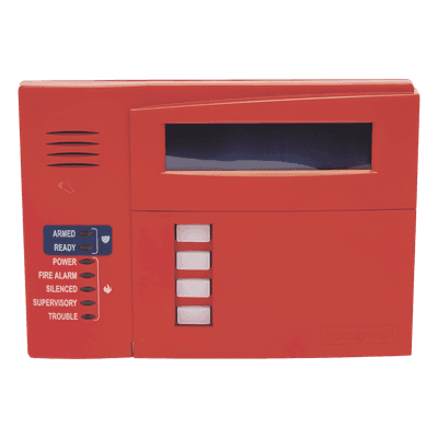Teclado alfanumérico remoto para paneles de detección de incendio comercial, con sonorizador integrado