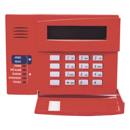 Teclado alfanumérico remoto para paneles de detección de incendio comercial, con sonorizador integrado