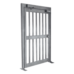 Puerta de Alta Seguridad de Cuerpo Completo  ACABADO EN ACERO GALVANIZADO