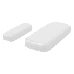 Contacto magnético inalámbrico compacto para puertas y ventanas, con LED de señal y batería baja
