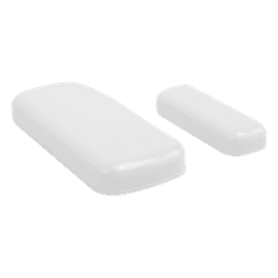 Contacto magnético inalámbrico compacto para puertas y ventanas, con LED de señal y batería baja