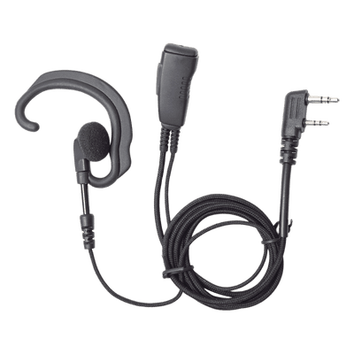 Micrófono Audífono de Solapa Estilo Gancho / CABLE FIBRA TRENZADA KEVLAR ULTRA RESISTENTE Para KENWOOD Serie G/3230/2102G/2202L/2212L/2170/2360/2302/2312/2000/2402/NX220/NX240/TKD240