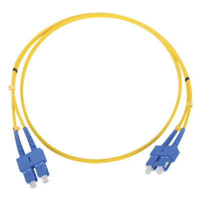 Jumper de Fibra Óptica Monomodo / SC/SC Duplex / 5 m (16.40 pies) / ITU-T G.652.D / 9/125 μm / 1310-1550 nm