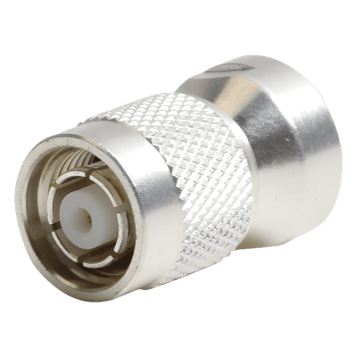 Adaptador UNIDAPT Hembra a TNC Macho Inverso. Plata / Oro / Teflón.