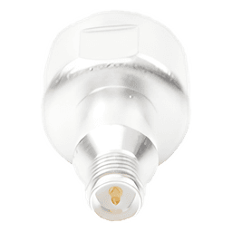 Adaptador UNIDAPT Hembra a SMA Hembra Inverso. Plata / Oro / Teflón.