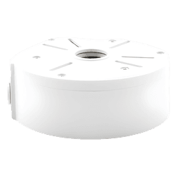 Caja de Conexiones Universal / Interior / Aluminio / Blanco / Bala Domo Turret / 3 y 4 Orificios / Conexión 3/4