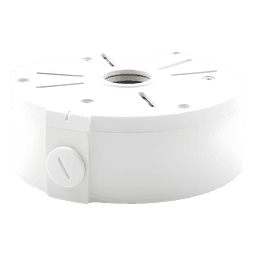 Caja de Conexiones Universal / Interior / Aluminio / Blanco / Bala Domo Turret / 3 y 4 Orificios / Conexión 3/4