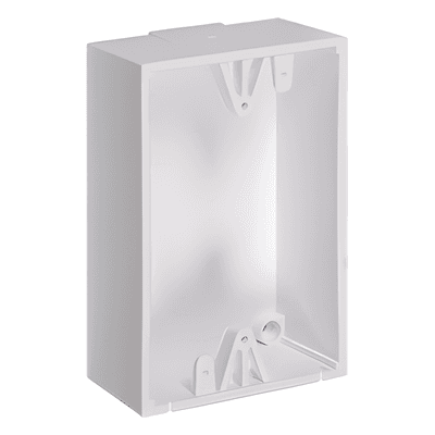 Caja trasera de montaje color blanco para Estaciones de Parada STOPPER