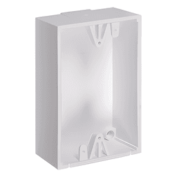 Caja trasera de montaje color blanco para Estaciones de Parada STOPPER