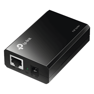 Splitter PoE  (15W) / Potencia de Salida Seleccionable (5 , 9 o 12 Vcc) / 2 puerto 10/100/1000 Mbps / Plug and Play