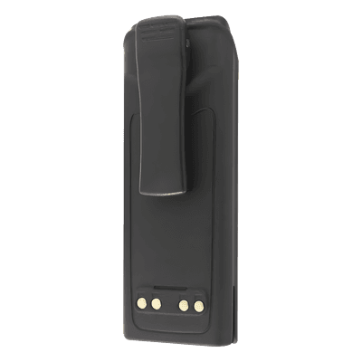 Batería Li-Ion para radio EF JOHNSON VP600 4400 mAh, 7.4 V 32.6 Wh, WP IP68. Clip incluido
