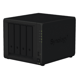 Servidor NAS de escritorio con 4 bahías / Expandible a 9 bahías / Hasta 108 TB / Soporta Hasta 40 Cámaras 