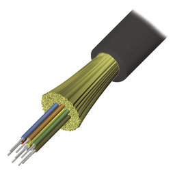 Cable de Fibra Óptica de 6 Hilos, Interior/Exterior, Loose Tube, No Conductiva (Dieléctrica), LS0H, Monomodo OS1/OS2 9/125, 1 Metro (3.28 Pies)
