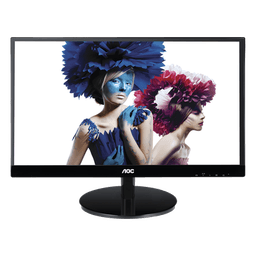 Monitor  LED de 27", Resolución 1920 x 1080 Pixeles con Entradas de Video VGA / HDMI con MHL / Displayport. Panel IPS con Marco Esbelto y Bocinas Integradas