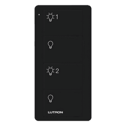 Control Inalámbrico de 4 Botones / 2 Grupos de Luces / RF 431-437 MHz / Alcance 18 m (59 ft) Línea de Vista / Batería 10 Años / Montaje Múltiple