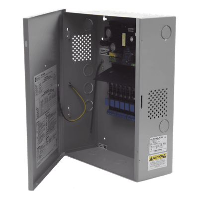 Fuente de Poder con Respaldo / 12 o 24 Vcc / 4 A / 48 W / 8 Salidas NO/NC Programables / 115 Vca / 10 A Total / 3.28 x 2.46 ft