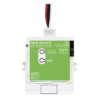 Módulo de Relevador Inalámbrico / Softswitch 16 A / 120/277 V / Clear Connect RF / 10 Controles Pico / 10 Sensores de Ocupación / Memoria ante Fallas