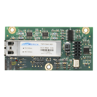 Interfaz opcional para conexión en red por fibra óptica monomodo