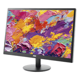 Monitor  LED de 22", Resolución 1920 x 1080 Pixeles con Entradas de Video HDMI/VGA