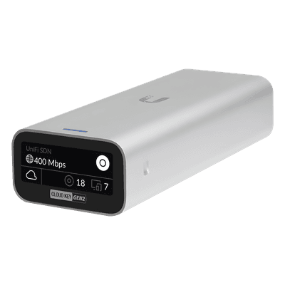 UniFi Cloud Key Gen2 para gestionar dispositivos UniFi, portal cautivo, alertas, configura vía remota, etc.