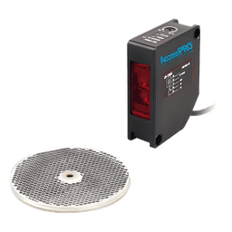 Detector Fotoeléctrico / Alcance 16 m (52.5 ft) / IP65 / Salida Relevador 30 VCC @ 1 A / Tiempo de Respuesta < 20 ms / LED de Alineación
