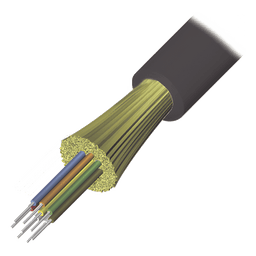 Cable de Fibra Óptica de 6 Hilos, Interior/Exterior, Tight Buffer, No Conductiva (Dieléctrica), LS0H, Multimodo OM4 50/125 Optimizada, 1 Metro (3.28 Pies)