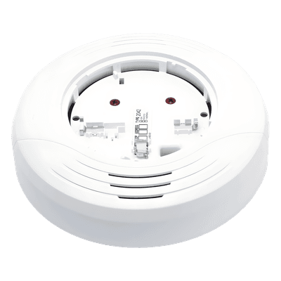 Base sonora estándar para detector de humo, tono seleccionable por jumper, compatible con base B501BH, color blanco
