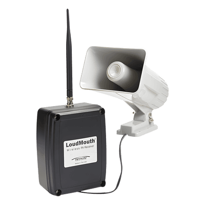 Sistema de Voceo Inalámbrico / Doble Banda VHF/UHF / Bocina 30 W / Amplificador 8 W / Montaje en Pared / 110 VCA
