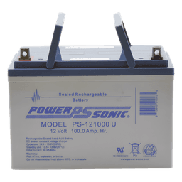 Batería 12V, 100AH, Para Respaldo, Tecnologías AGM/VRLA, 10-12 Años Vida Útil, Terminales U, Reconocida UL   