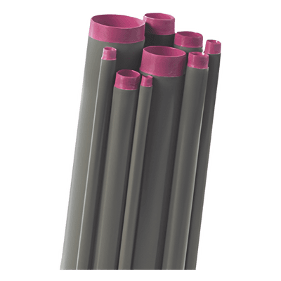 Tubo Conduit Rígido / Aluminio 6063 / Recubrimiento PVC 40 mils / 2" (50.8 mm) / 3.05 m (10 ft) / Sin Costura