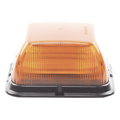 Baliza LED Cuadrada / SAE Clase I / 24 Patrones de Destello / 12-24 VCC / Perfil Medio / IP55
