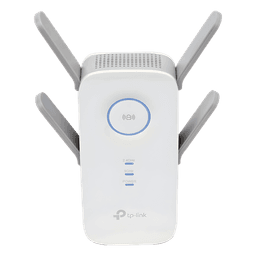 Repetidor / Extensor de Cobertura WiFi AC, 2600 Mbps, doble banda 2.4 GHz y 5 GHz, con 1 puerto 10/100/1000 Mbps, 4 antenas externas
