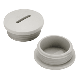 Tapón Roscado / Rosca NPT 1/2" / Aluminio Inyectado / Epoxy-Poliéster Termoendurecido / UL y CSA / IP para Ambientes Corrosivos