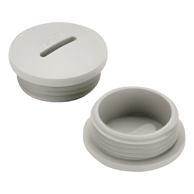 Tapón Roscado / 3/4 Pulgada / Aluminio Inyectado / IP66 / Cajas Cuadradas / UL 514A / CSA-C22.2