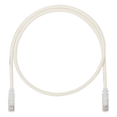 Cable de Parcheo UTP, Cat6A, 24 AWG, CM, Color Blanco, 1.52 Metros (5 Pies)