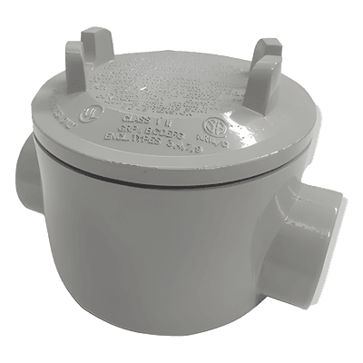Caja a Prueba de Explosión / 3/4" (19 mm) / Aluminio Libre de Cobre / IK09 / UL 886 / UL 1203 / IP para Áreas Peligrosas