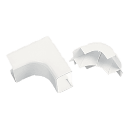 Esquinero Interior / ABS Blanco / UL94V-0 FT4 / 0 a 50°C / 90° / Canaleta LDPH10 LD2P10