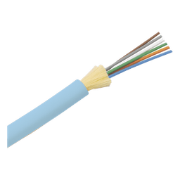Cable de Fibra Óptica / 24 Hilos / Multimodo OM4 50/125 / Tight Buffer 900µm / LSZH / OFNP / 2 pies Marcas