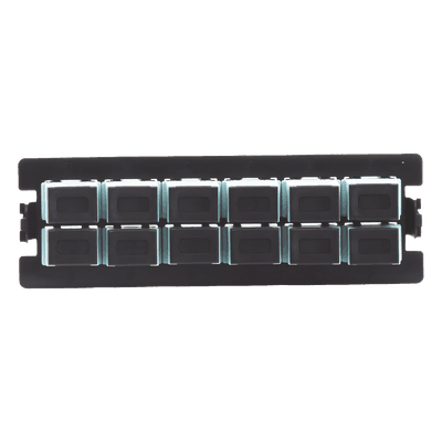Placa Acopladora / 12 Fibras Multimodo / 12 Acopladores SC Simplex / Compatible SC-LC-APC-PC/UPC / Interior
