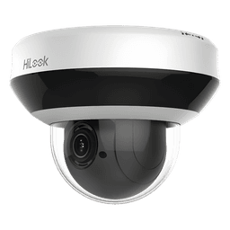 Mini Domo PTZ IP 4 Megapixel / 4X Zoom / H.265+ / 20 mts IR EXIR / WDR 120dB / PoE / IK10 / Exterior IP66 / Ultra Baja Iluminación / Micrófono Integrado / PoE