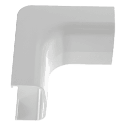 Esquinero interior / Canaleta LD5 / ABS / UL94V-0 FT4 / 0-50°C / 90° / Blanco