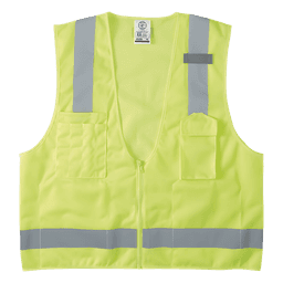 Chaleco de Seguridad Reflectante / ANSI/ISEA 107-2015 Tipo R Clase 2 / 8 Bolsillos / Talla M/L