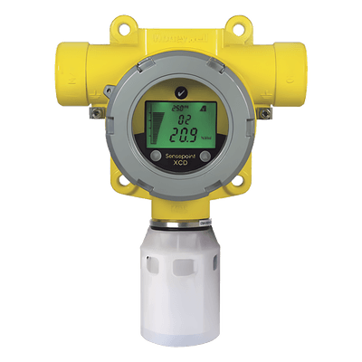 Detector fijo de gas tóxico H2S con sensor electroquímico, rango ajustable de 10 a 100 ppm, certificación UL/cUL