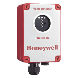 Detector de flama por triple espectro infrarrojo (IR3), para zonas ATEX, uso en interiores y exteriores, color rojo