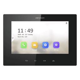 Monitor IP Lite TOUCH 7" para Videoportero IP / Vídeo en Vivo / PoE Estándar / Apertura Remota / Llamada Entre Monitores / Audio de dos vías 