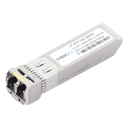 Transceptor Óptico SFP+ (Mini-Gbic) / Monomodo 1550 nm / 10 Gbps / 10GBASE-ZR / Conectores LC/UPC Dúplex / DDM / Hasta 80 km
