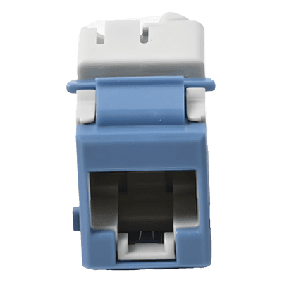 Jack Ultramax Cat6a, Utp, Tipo Keystone, Color Azul, Punch Down