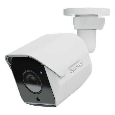 Cámara de Vigilancia BC500 | 5 Megapíxeles (2880x1620) | Lente 2.8 mm (110° H) | Visión Nocturna 30 mts | IP67 | IA para Detección de Personas y Vehículos | Compatible con Surveillance Station | Almacenamiento en mic