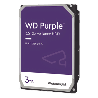 Disco Duro PURPLE de 3TB / 3 AÑOS DE GARANTÍA / Para Videovigilancia
