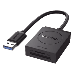 Lector de Tarjetas USB-A 3.0 / Dual Slot SD y MicroSD / 5 Gbps / Hasta 2 TB / Cable 15 cm (5.9 in)